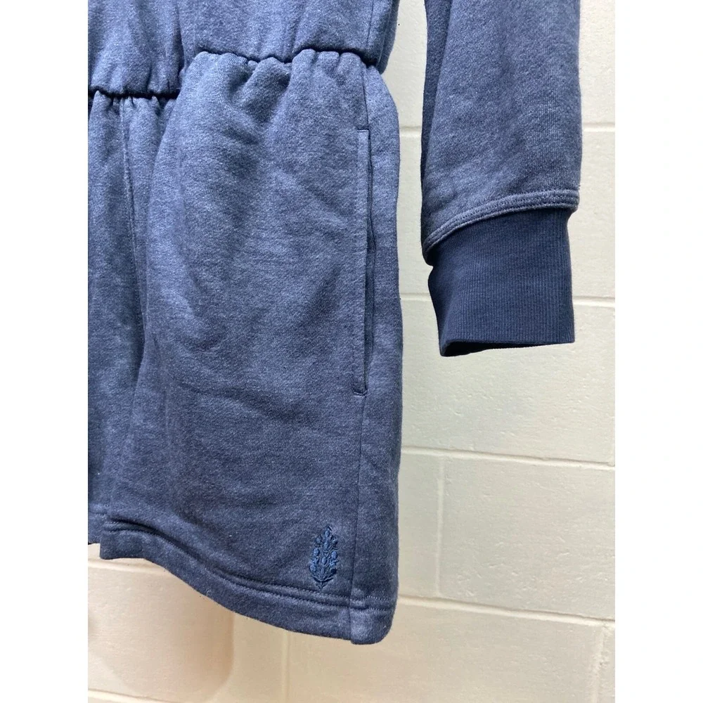 NWT FP‎ Movement Such A Flirt Romper Open Back Relaxed Fit Athleisure LARGE Navy